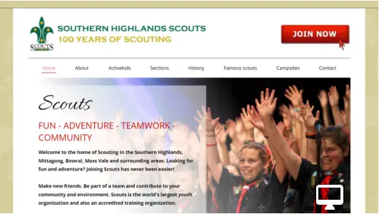 southern highlands scouts desktop site