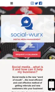 social-wurx social media management mobile site