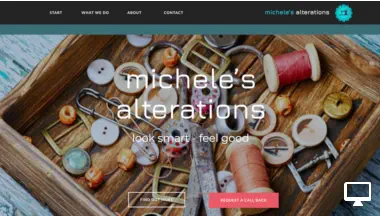 michele's alterations desktop site
