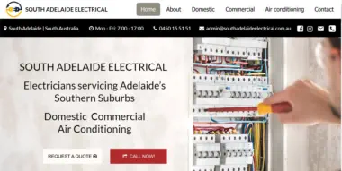 South Adelaide Electrical desktop site