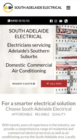 South Adelaide Electrical desktop site m