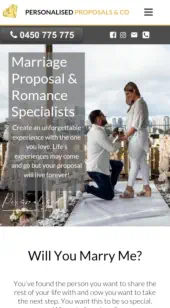 Personalised proposals & Co desktop site m