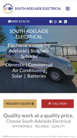 South Adelaide Electrical desktop site m